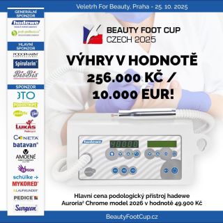 🔥 UDÁLOST ROKU JE TU! Již zítra poznáme nového MISTRA ČR V PROFESIONÁLNÍ PEDIKÚŘE! 🔥 Přijďte povzbudit své kolegy,...