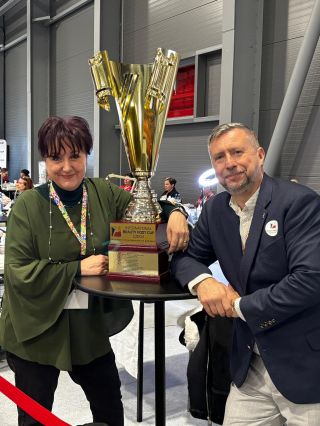 Beauty Foot Cup Pan Jiří Vykydal, prezident a organizátor soutěže & Jana Petřinová, odborný garant a předsedkyně poroty.